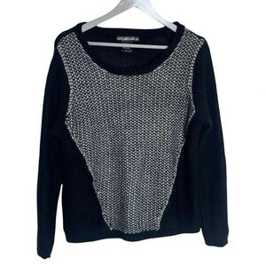 United States Sweater‎ L black & gray sweater